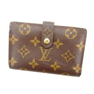 Louis Vuitton Wallet Purse Coin purse Monogram Brown Woman Authentic Used